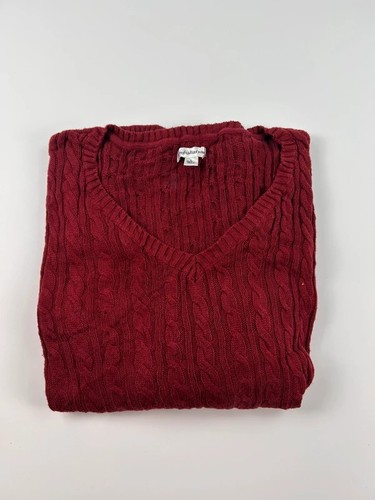 Croft barrow red cable knit - croft,