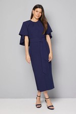 Wallis Navy Pencil Dress
