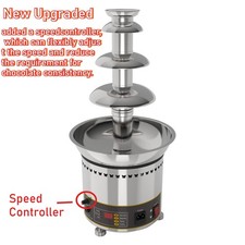  Chocolate Fountain Machine 4/5/6/7 Tiers Party Wedding Birthday Fondue Heating