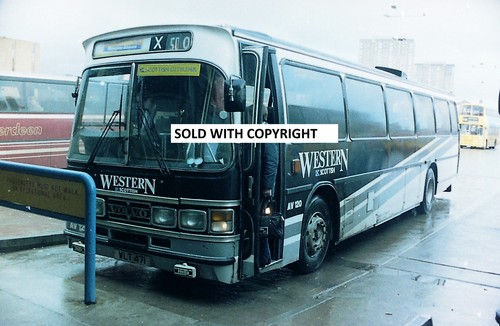Bus negative 35mm - bus, western