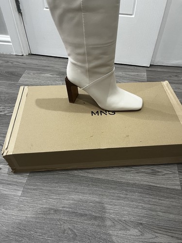 Mango cream real - cream, leather