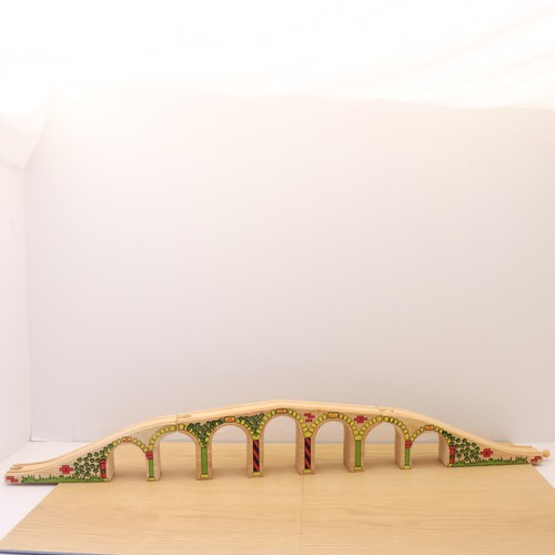 Wooden train track - train, large
