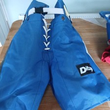 Dita Field Hockey Goalkeeper Padded Shorts Pants Drawstring  Blue Size Large 