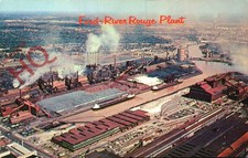 Picture Postcard:-Dearborn, Ford Company's Giant Rouge River Plant