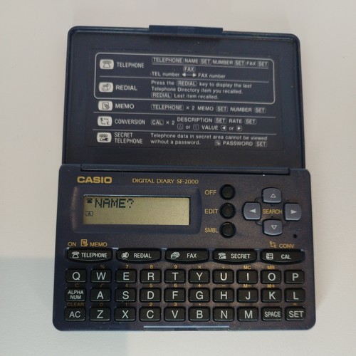Casio 2000 digital diary - casio,