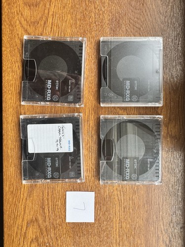 Tdk rxg minidiscs - 4x,