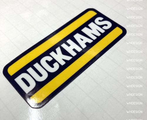Duckhams oil style sticker - duckhams,