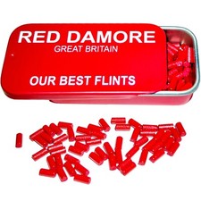 Red damore lighter flints - damore,