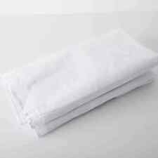 White Cotton Rich Hotel/B&B/Care Home Quality Cool Flat Top Sheet