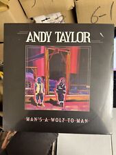 Andy Taylor : Man's A Wolf To Man (White Vinyl) New & Sealed - Dented Corner