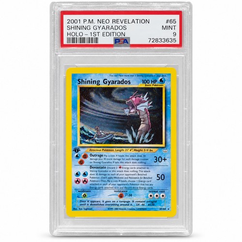 Shining gyarados psa 9 neo - shining,