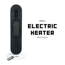 Electric Heater Remote Energy Efficient Portable Oscillation LCD Display 2000W