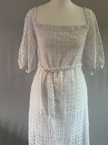 Hush white broderie anglaise - white,