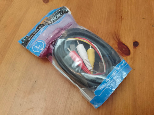 Scart phono cable 3 - scart, 3-phono
