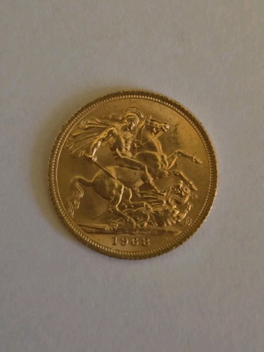1968 full gold sovereign queen - full,