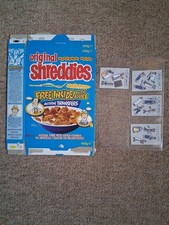 Shreddies Cereal Packet And Cereal Cards Busy Bodies.