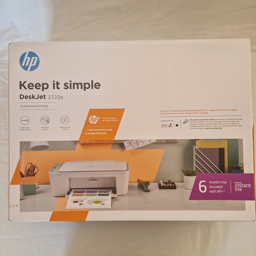 Deskjet 2722e white - hp,