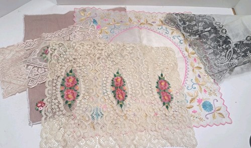 Antique vintage embroidered - vintage,