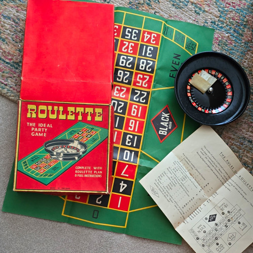 Roulette casino party game set - party,