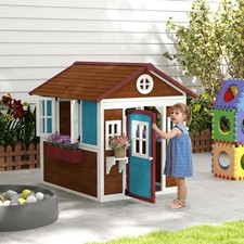 Wooden Playhouse for 3-8