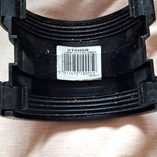 112mm half round gutter - half,