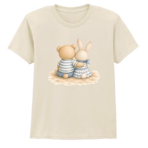 Cute bear rabbit - bear, t-shirt