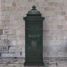 Pillar Letterbox Aluminium