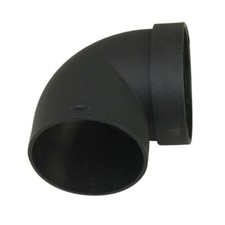 75mm Air Ducting Pipe For Heater 90° Elbow Outlet Connector