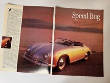 Original Porsche 356 Roadster 5 Sided Magazine Feature Review Man Cave Test