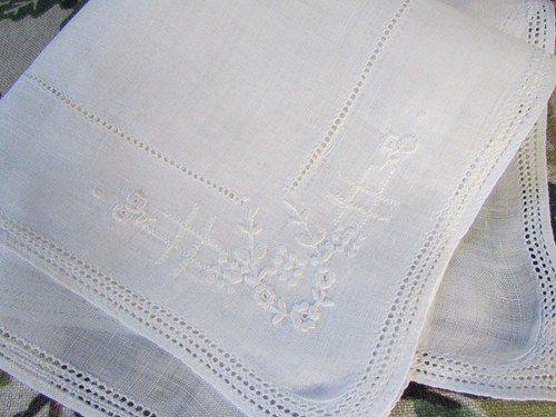 Vintage handkerchief hankie - vintage,