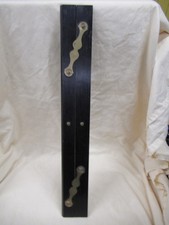 Antique Large 18inch Ebony and Brass Parallel Ruler Nautical Maritime Navy