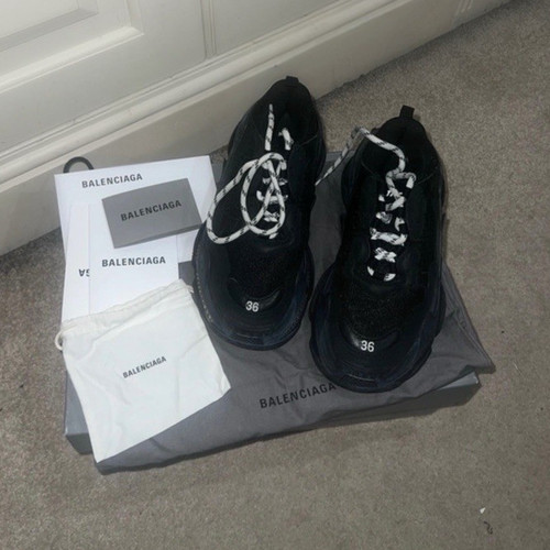 Balenciaga triple clear sole - s,