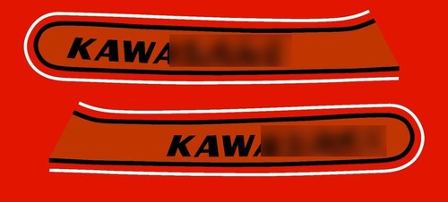1974 kawasaki tank decal - 1974, -tank