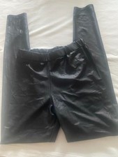 girls/ladies pvc style trousers  size 10 ( WE COMBINE POSTAGE )