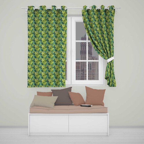 Blackout eyelet curtains - blackout,