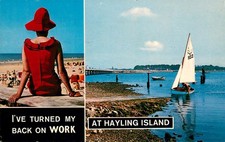 HAYLING ISLAND - POSTCARD