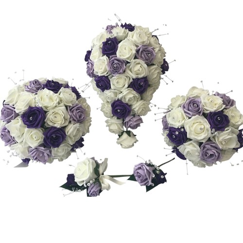 Wedding flowers ivory - flowers, rose