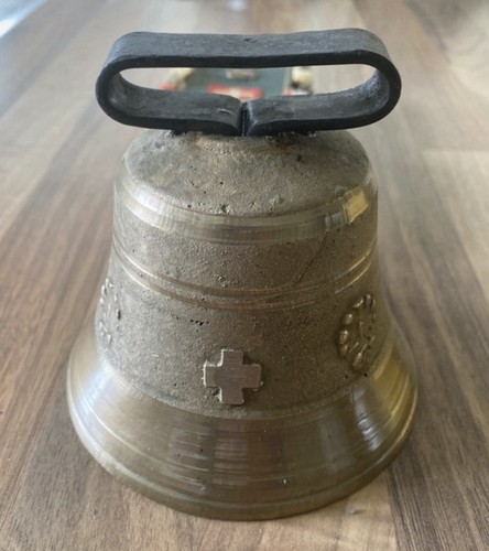 Antique swiss cow - swiss, bell