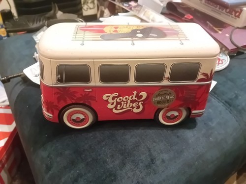 Camper van biscuit tin - biscuit, in