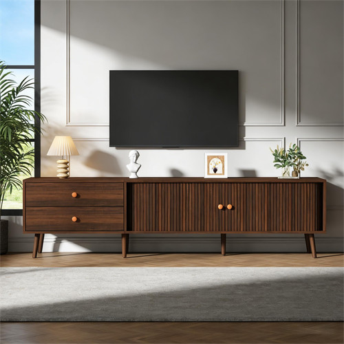 Cabinet stand tambour doors - cabinet,