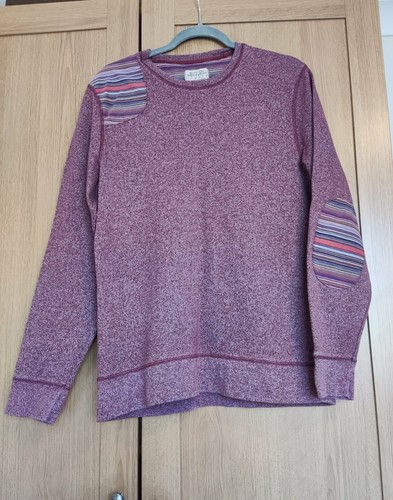 Burton menswear maroon jumper - maroon,