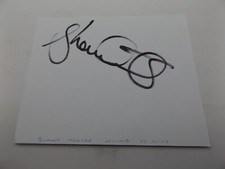 HAND SIGNED 6" x 5" AUTOGRAPH BOOK PAGE - SHAUN NEWTON - FOOTBALL