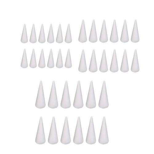 12pcs craft foam cones - 12pcs,