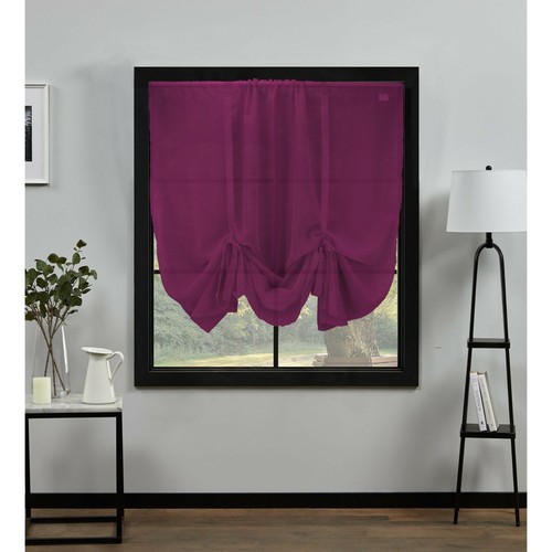 Voile tie blinds net - blinds, curtain
