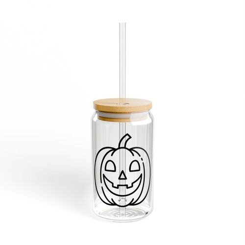 Jack lantern glass - o, 16oz