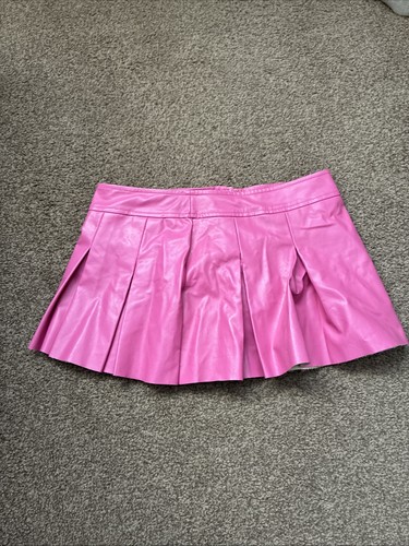 Women pink leather look - leather,
