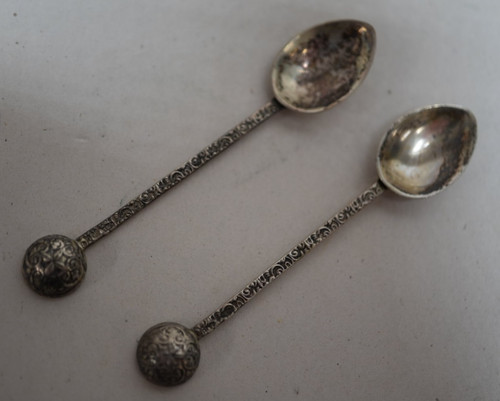 Pair italian bellini silver - pair,