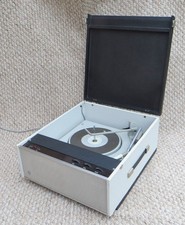 SUPERB RARE BLACK & WHITE PHILIPS GF812 VINTAGE RECORD PLAYER - FULLY SERVICED