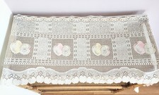 Small Vintage Panel Net Curtain | Retro, Fruits | Café, Kitchen | 