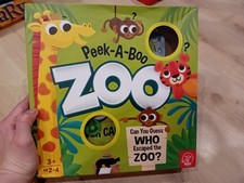 Peek A Boo Zoo Wooden Game Complete